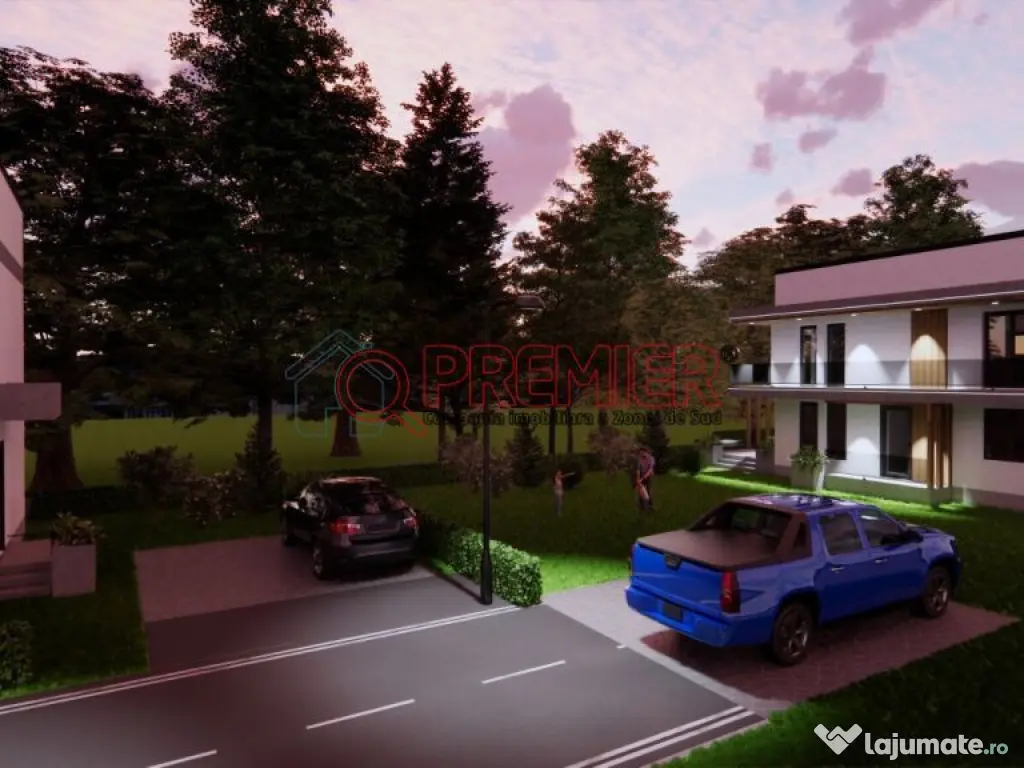 Jilava - Finisaje La Alegere - Curte individuala - Ansamblu