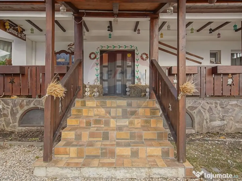 Cabana la Flo, 8 cam,P + M, teren 888 mp oportunitate de ...