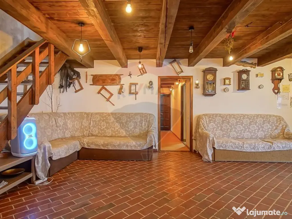 Cabana la Flo, 8 cam,P + M, teren 888 mp oportunitate de ...