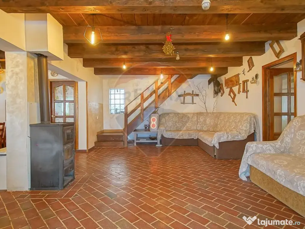 Cabana la Flo, 8 cam,P + M, teren 888 mp oportunitate de ...