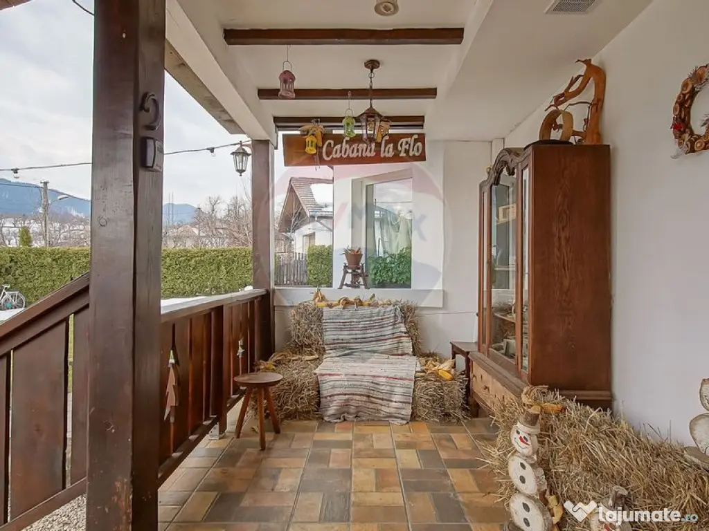 Cabana la Flo, 8 cam,P + M, teren 888 mp oportunitate de ...