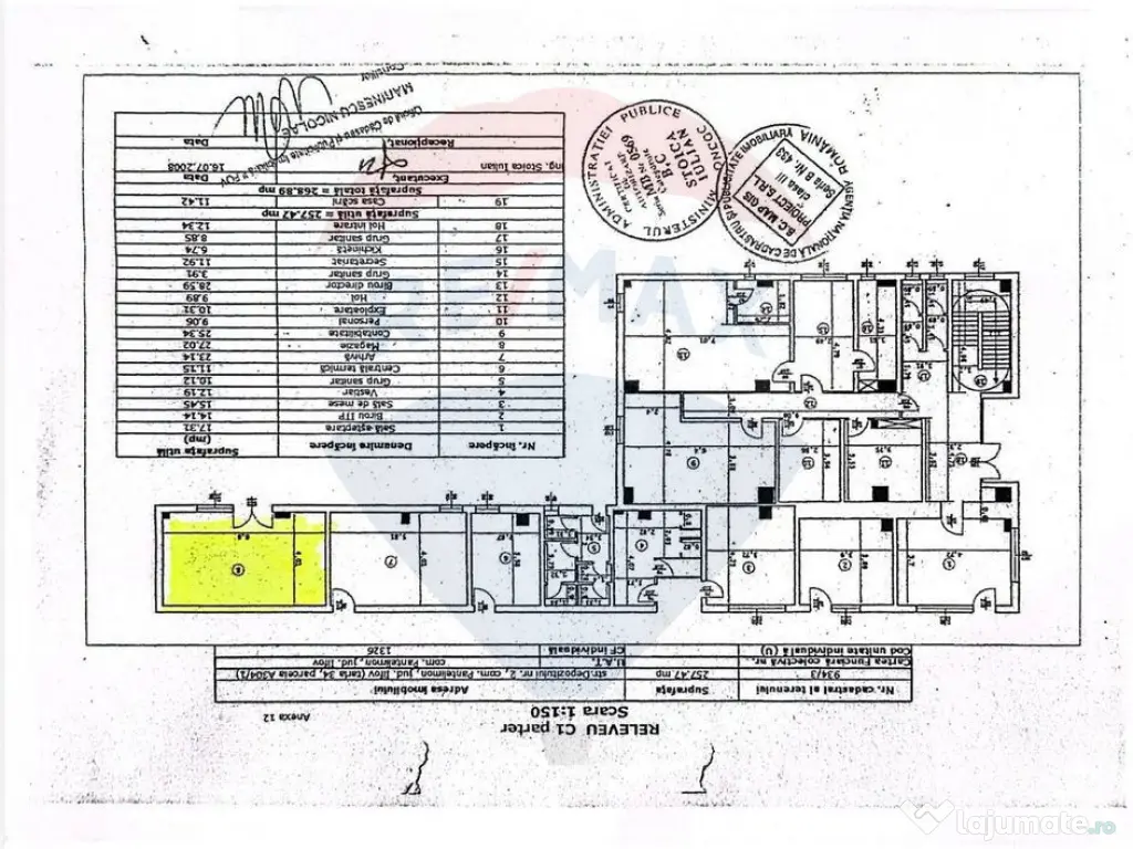 Spațiu de birouri de 102mp de închiriat în zona Est 