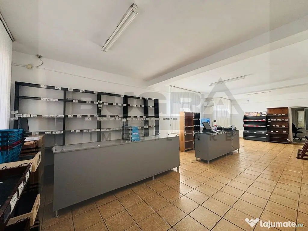 Spatiu comercial 90 mp, 2 cai de acces, parcare, zona str... 