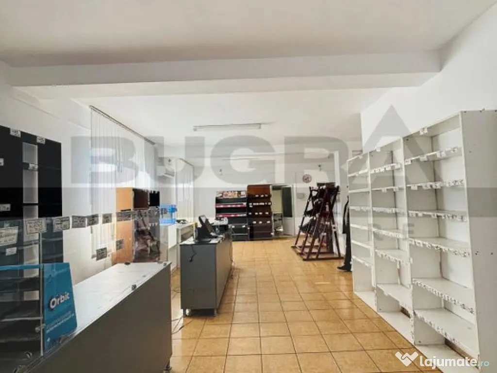 Spatiu comercial 90 mp, 2 cai de acces, parcare, zona str... 