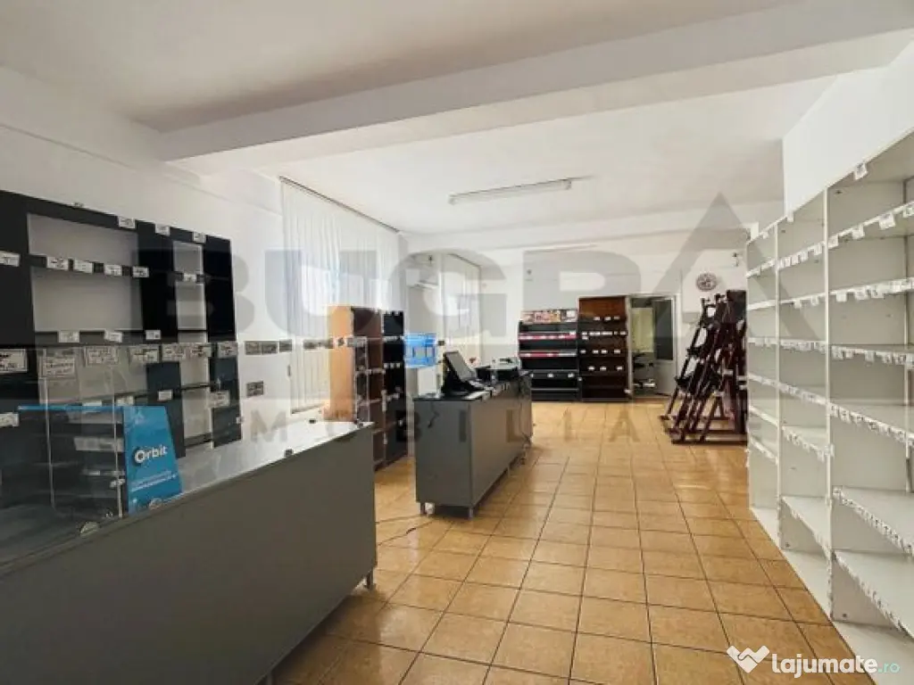 Spatiu comercial 90 mp, 2 cai de acces, parcare, zona str... 