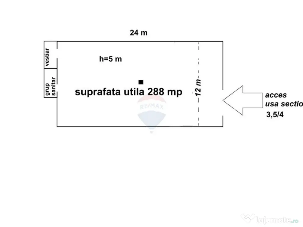 Hala industriala de inchiriat in Brasov, Uzina 2, 324 mp ... 