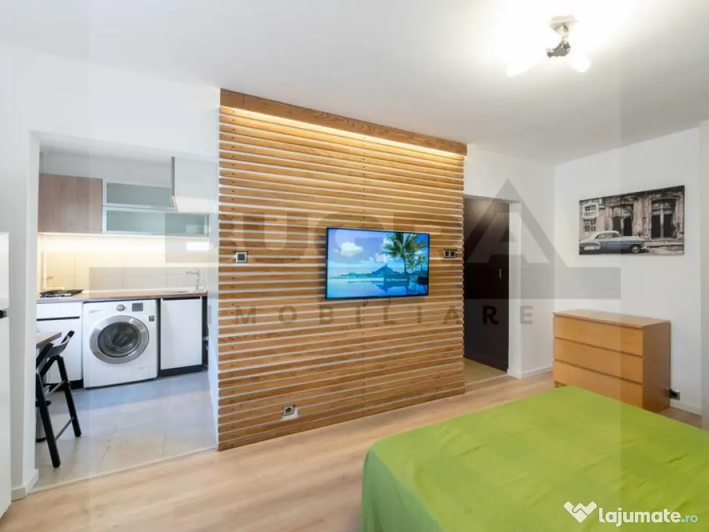 Garsoniera moderna, mobilata, zona UMF 