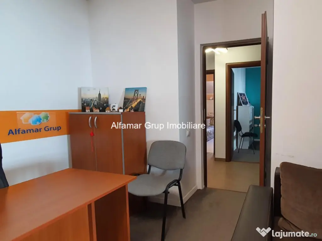 2 camere mobilat birouri, 13 Septembrie- parc Sebastian 