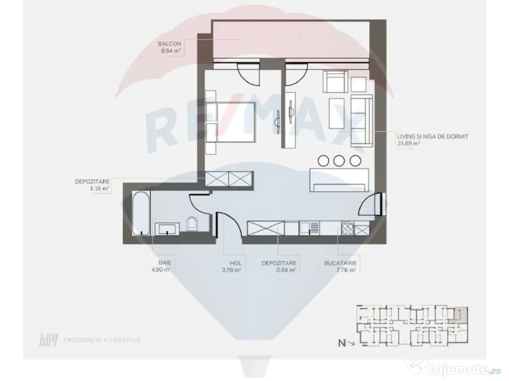 Studio cu terasa | Welmont by ROKMAN 