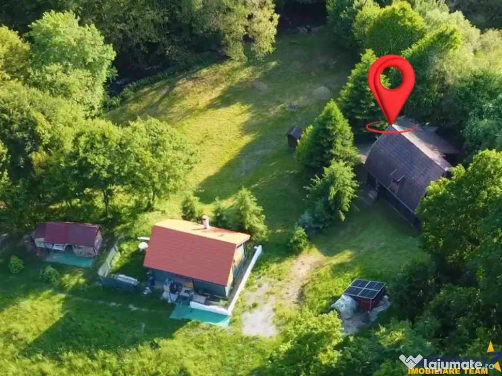 FILM!Casa Cabana 2.000 mp teren in miracolul naturii autent 