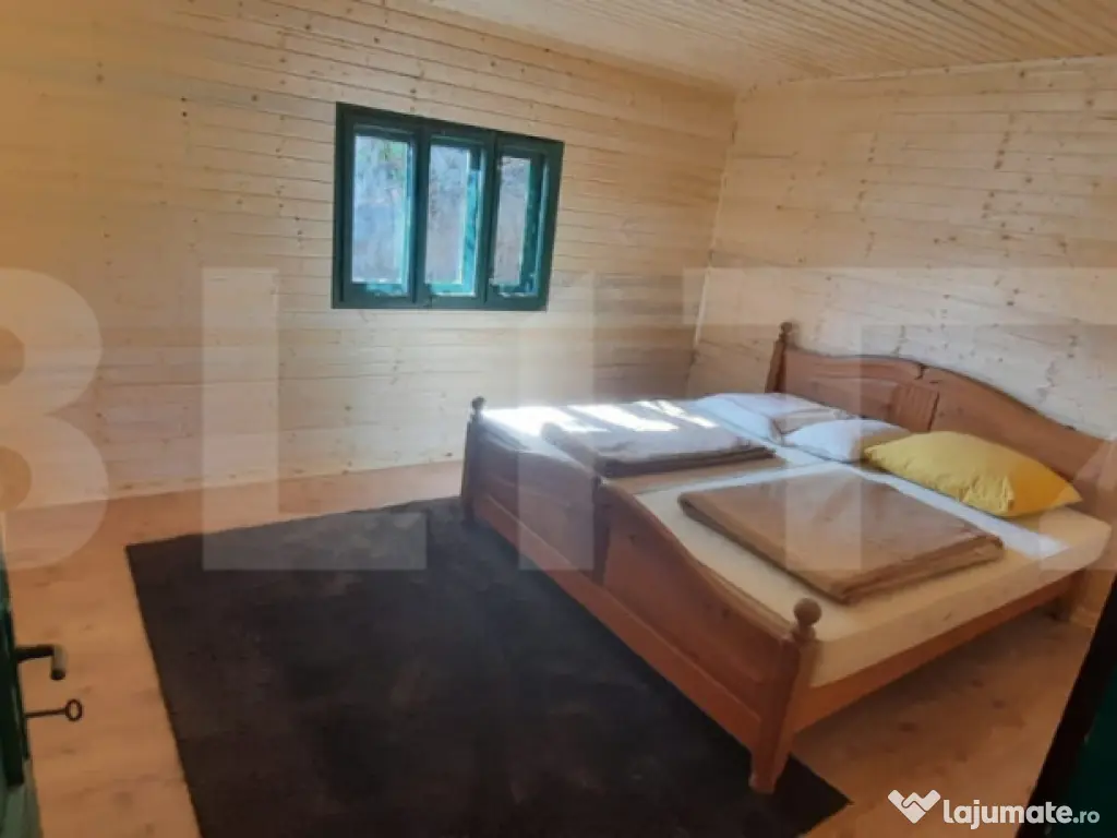 Cabana superbă din bârne de lemn, zona montana – Șugag 