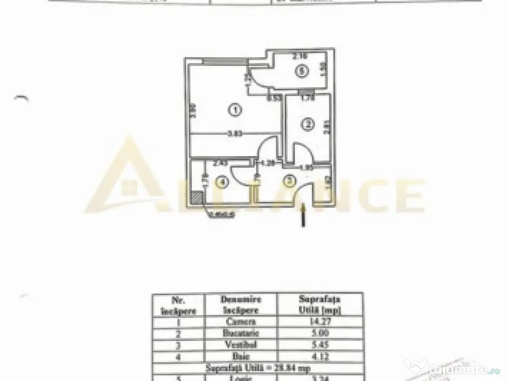 Bd-ul Metalurgiei nr 29 - Garsoniera - Mobilata si Utilata - 
