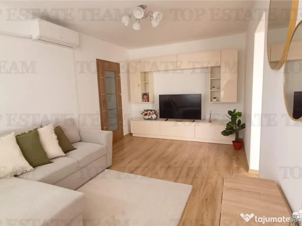 Apartament 2 camere cu centrala proprie, prima , zona linist