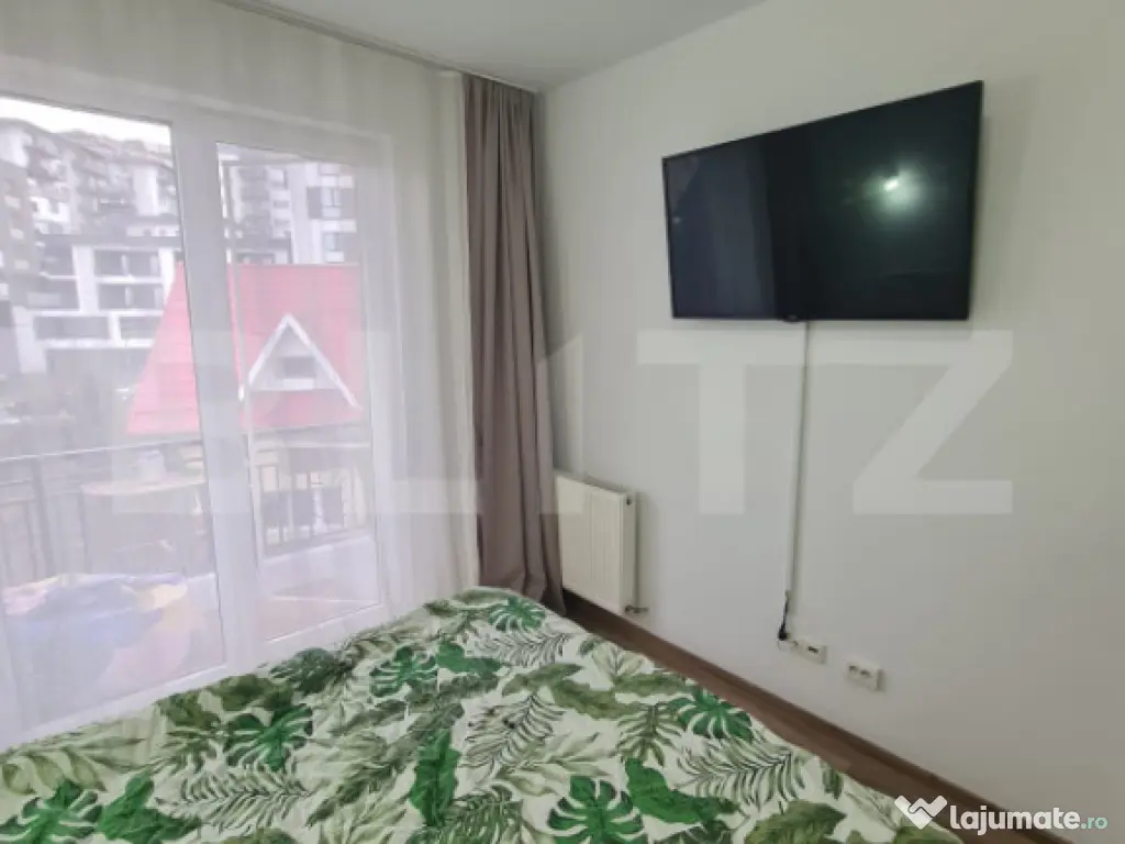 Apartament mobilat si utilat, 2 camere, 54 mp utili, parcare