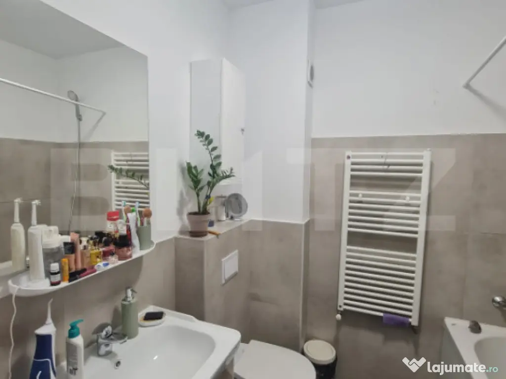 Apartament mobilat si utilat, 2 camere, 54 mp utili, parcare