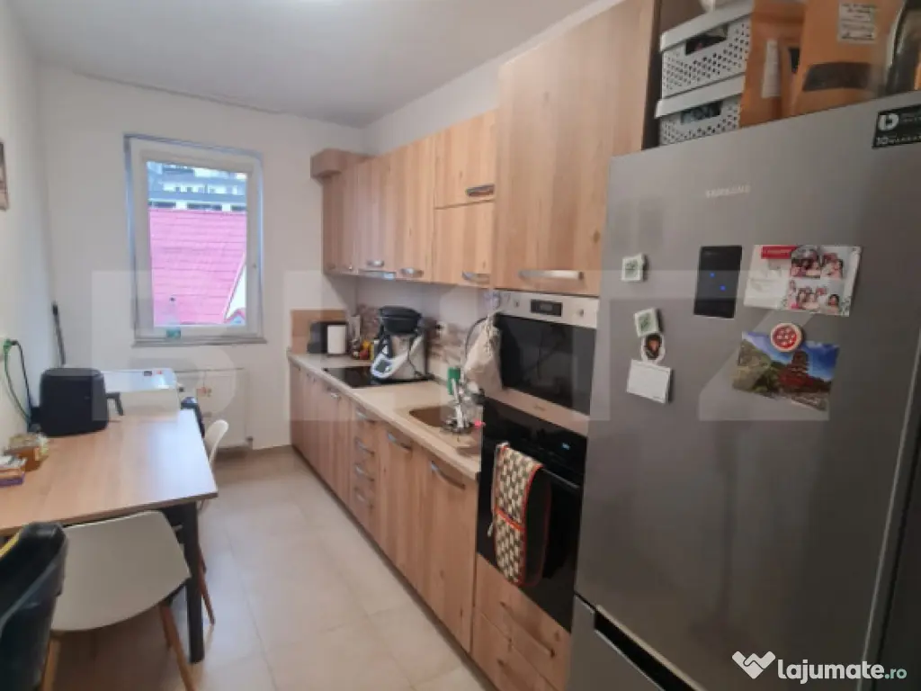 Apartament mobilat si utilat, 2 camere, 54 mp utili, parcare