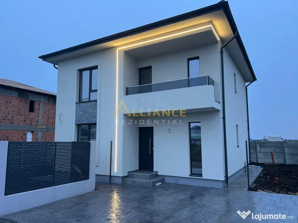 Vila individuala/ 4 camere /3 bai teren 350mp 