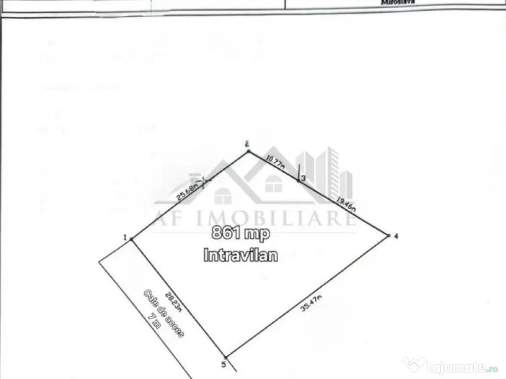 Teren pentru casa cu autorizatie si cu vedere frumoasa