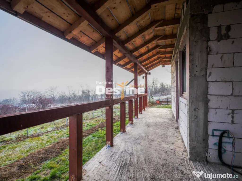 Comision 0% Casă individuală la roșu 75 mp P+POD 570 mp t