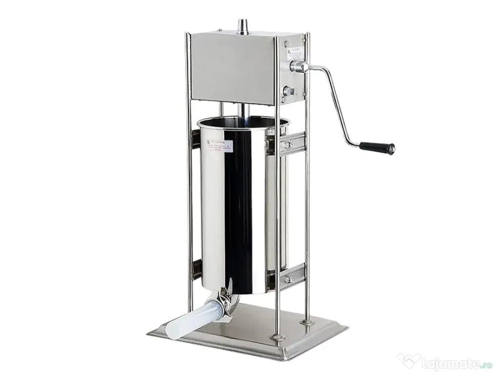 Aparat vertical pentru umplut carnati 10L 