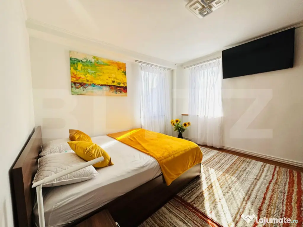 Apartament 3 camere, 85 mp, vedere panoramică în Centru Ci
