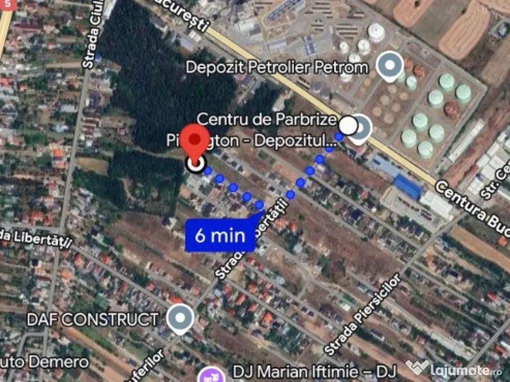 Vand teren intravilan Jilava cu proiect S+P+E si Autorizatie Construct 