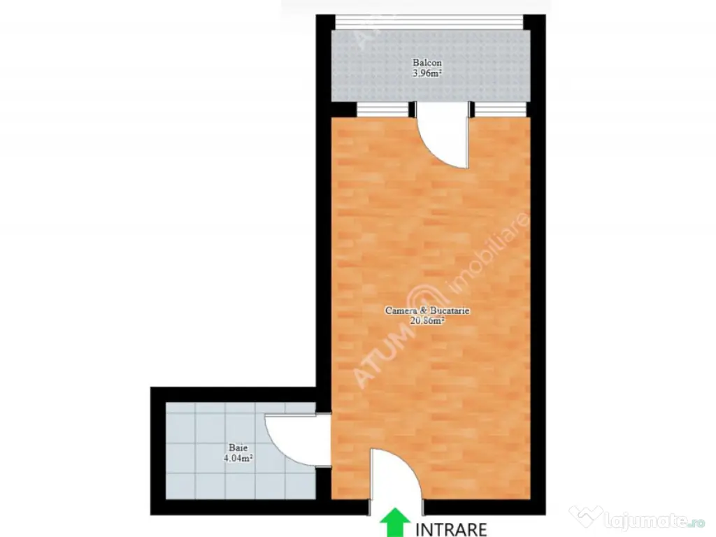 Garsoniera in zona Calea Surii Mici din Sibiu 