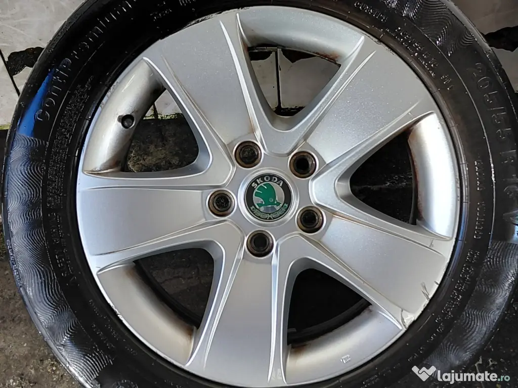 Set Jante Aliaj Originale Skoda r16 
