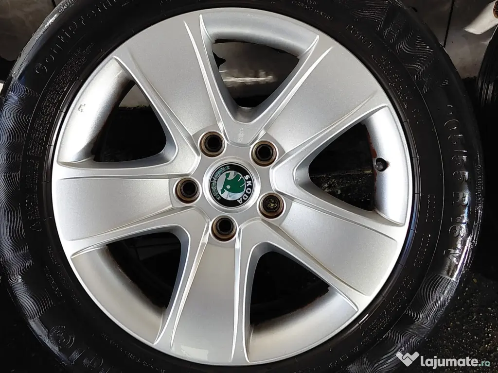 Set Jante Aliaj Originale Skoda r16 