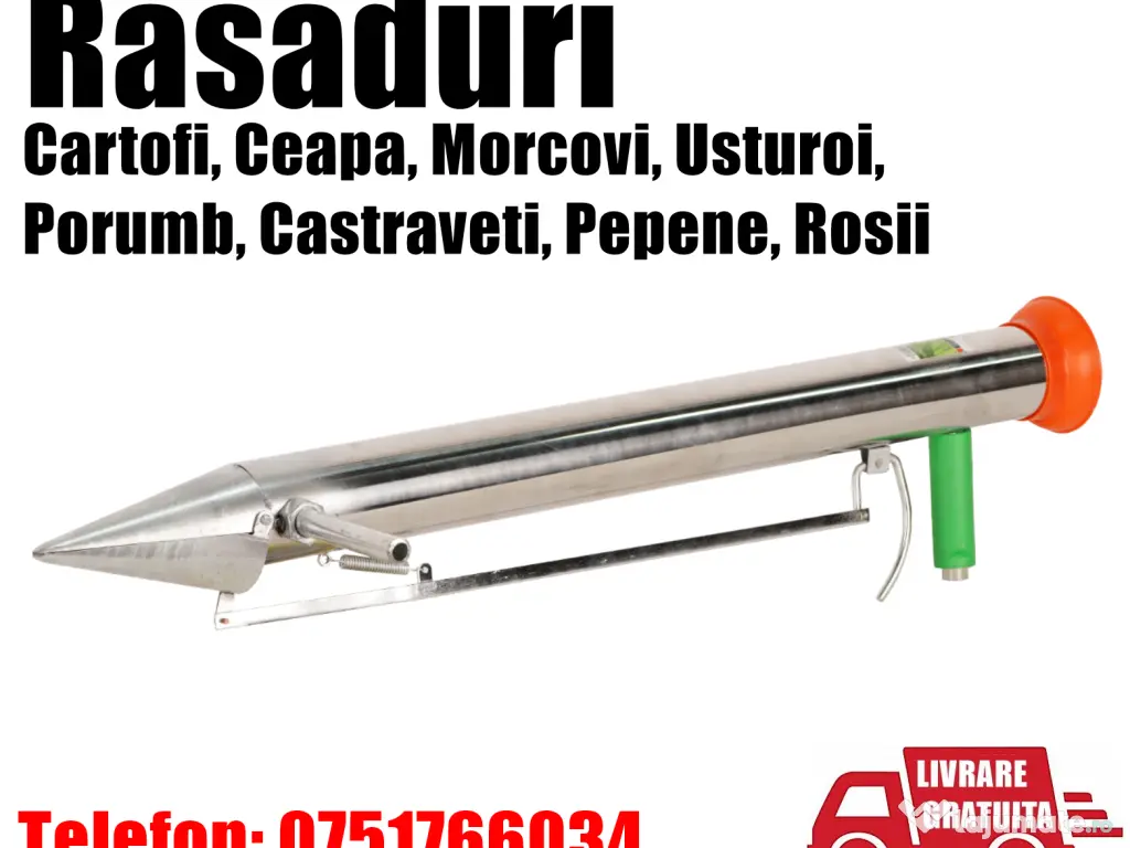 Plantator Cultivator Semanator Manual Rasaduri 2 Falci Legume Plante 