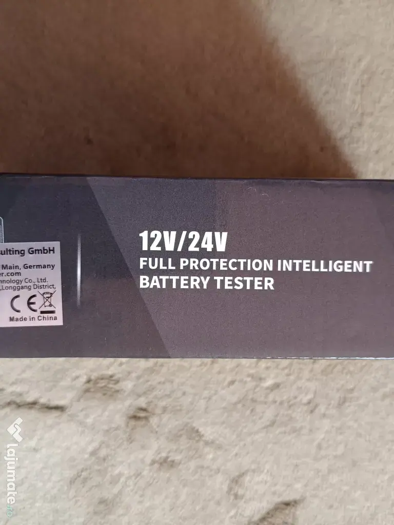 Vând Tester Baterie Auto FBT-200 12V-24V, 100-2000 CCA, 2-220 Ah - NOU / SIGILAT 