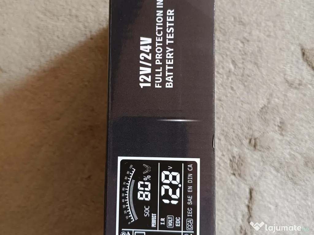 Vând Tester Baterie Auto FBT-200 12V-24V, 100-2000 CCA, 2-220 Ah - NOU / SIGILAT 