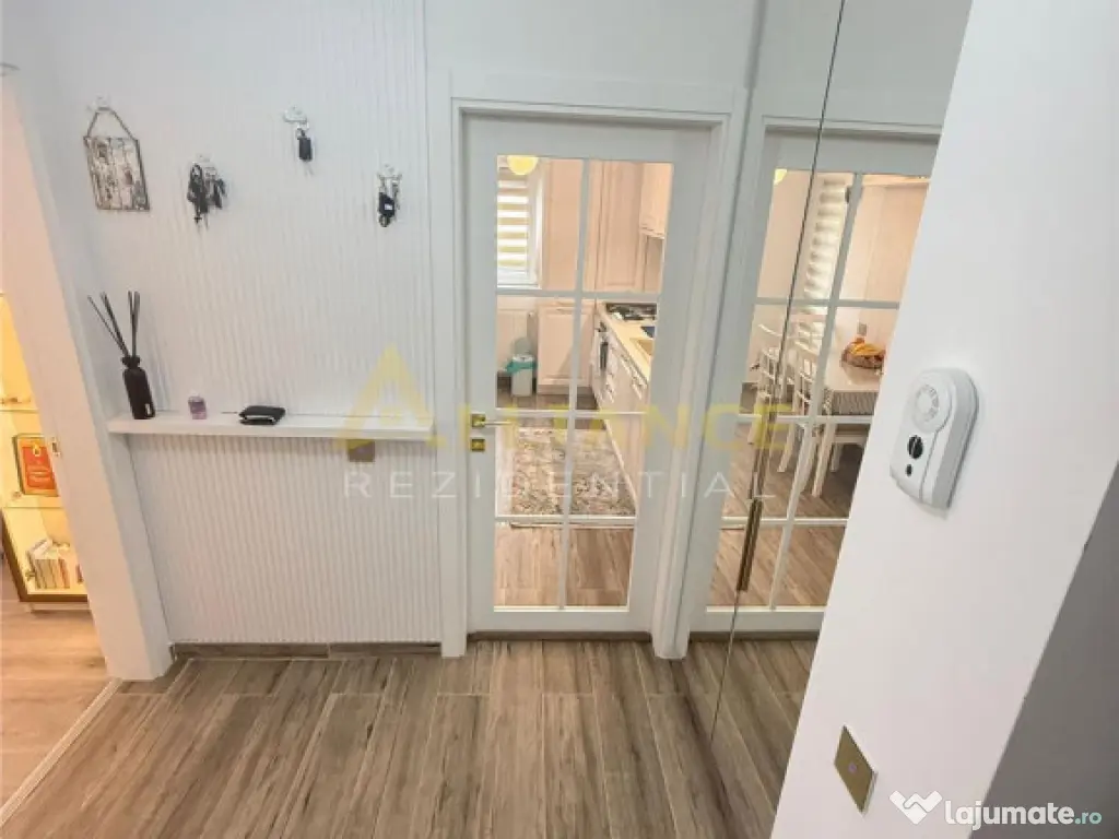 Apartament 2 camere mobilat si utilat, 56 mp, parcare subter 