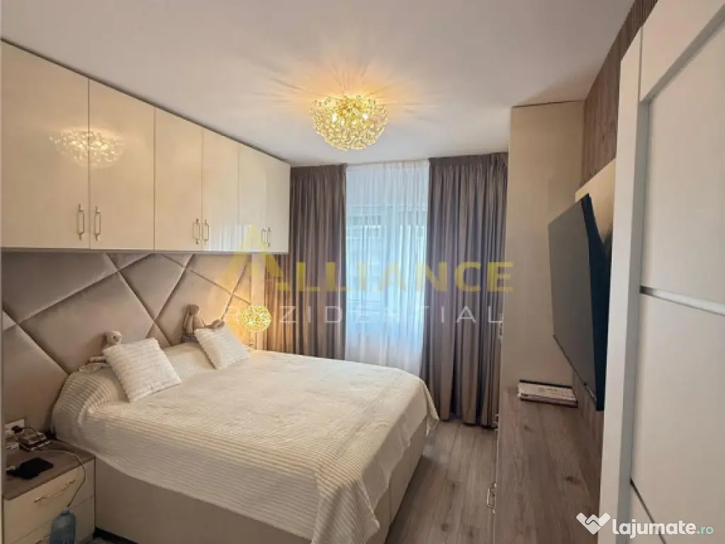 Apartament 2 camere mobilat si utilat, 56 mp, parcare subter 