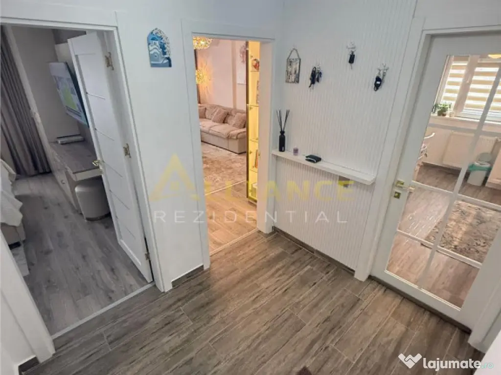 Apartament 2 camere mobilat si utilat, 56 mp, parcare subter 