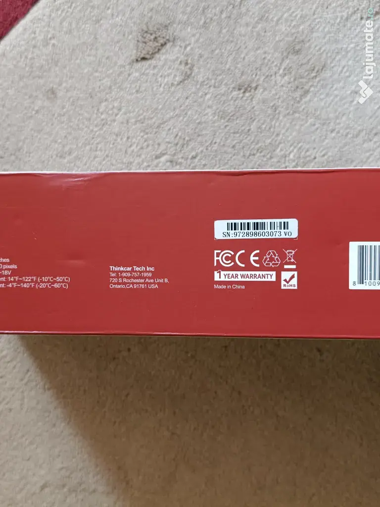 ThinkCar THINKOBD 900 - Tester Avansat Diagnoză Auto Full OBD2 - NOU / SIGILAT 