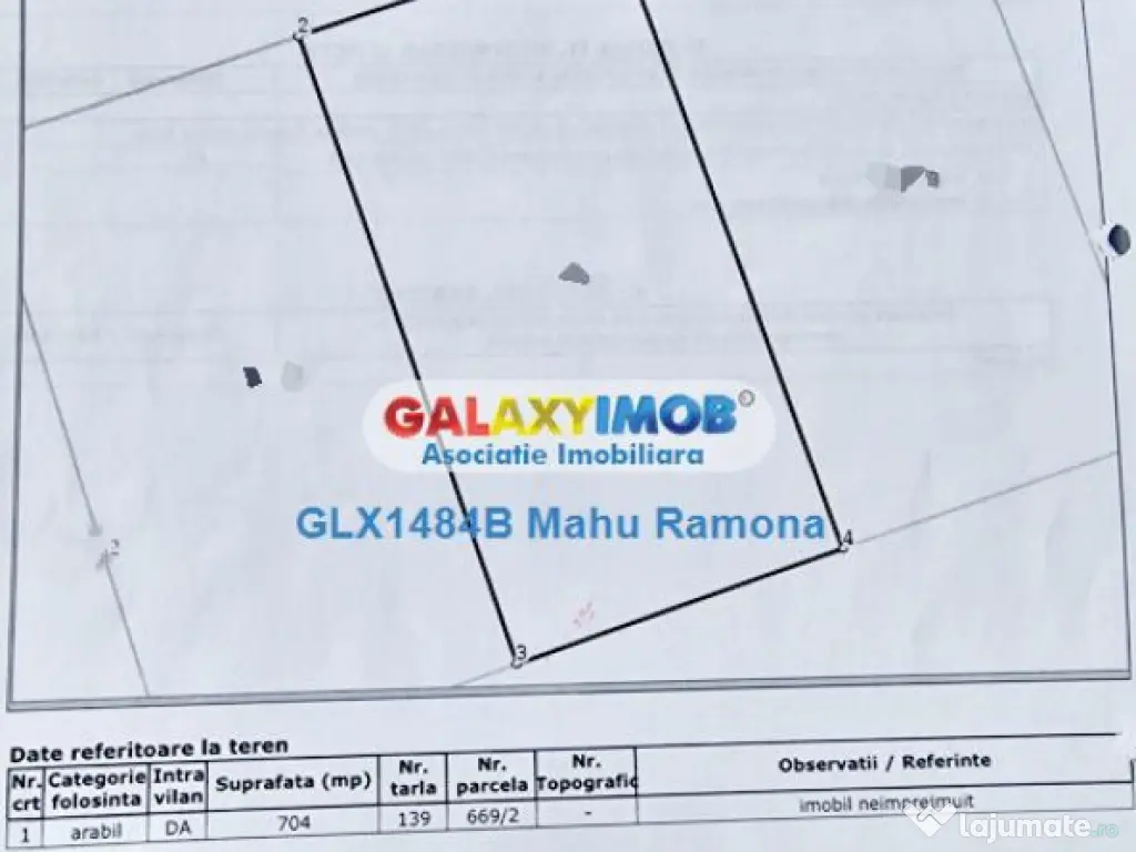 Teren pentru constructie case, 1408 mp Balotesti, zona inel 