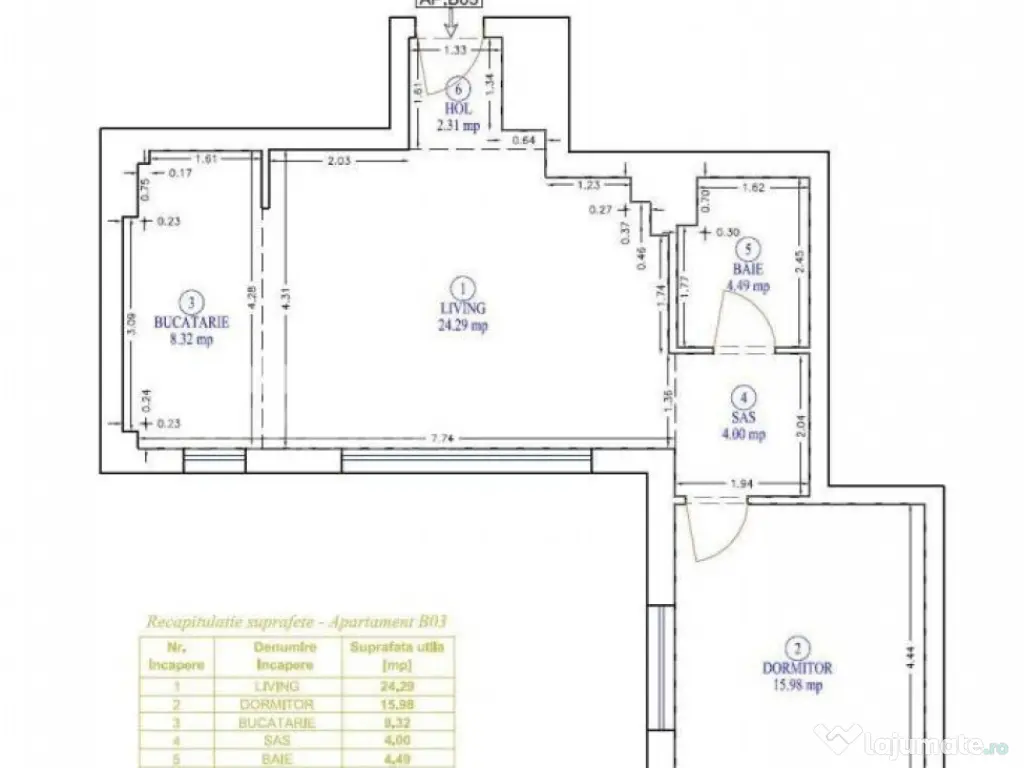 Aprtament 2 camere Unirii-Soho | Mobilat-Utilat 