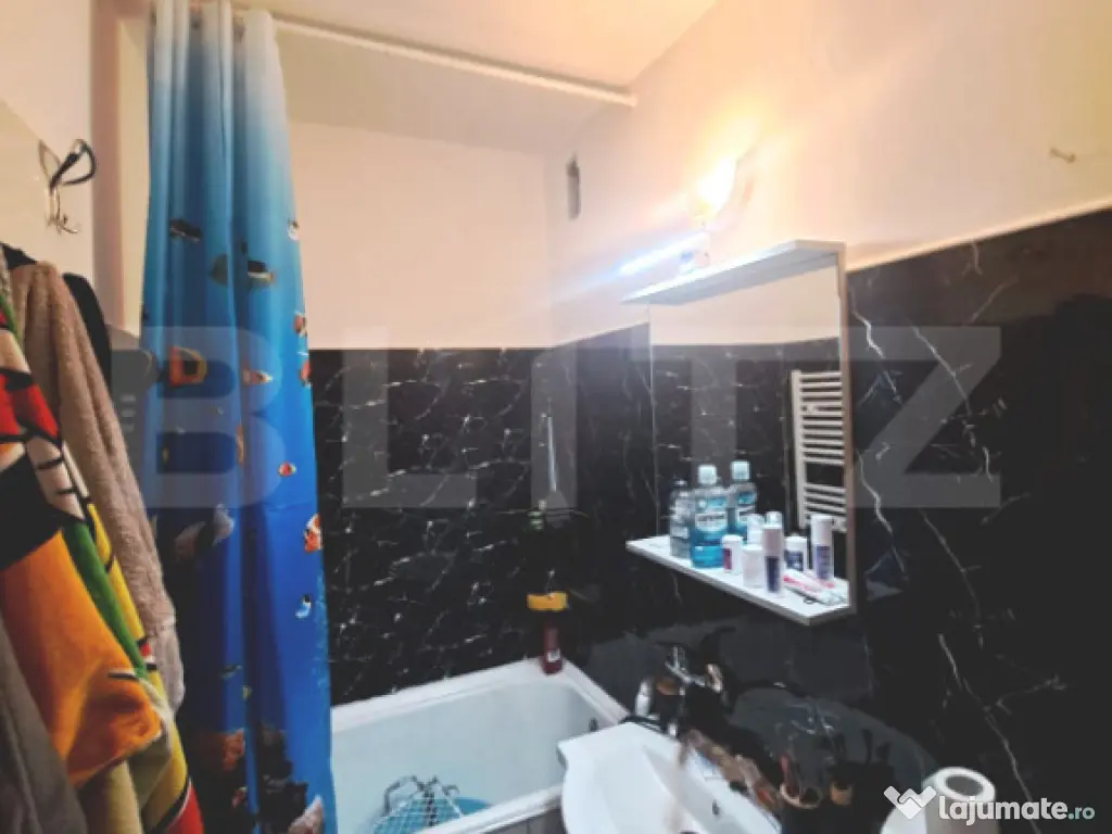 Apartament 2 camere, complet mobilat, 41 mp, loc de parcare 