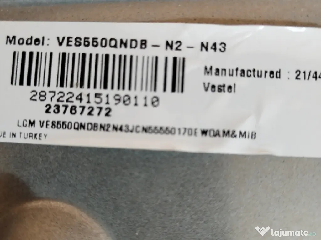 Dezmembrez TV led JVC de 55 "