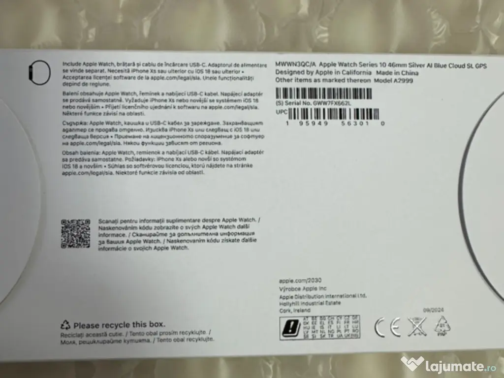 Apple Watch 10 GPS Silver