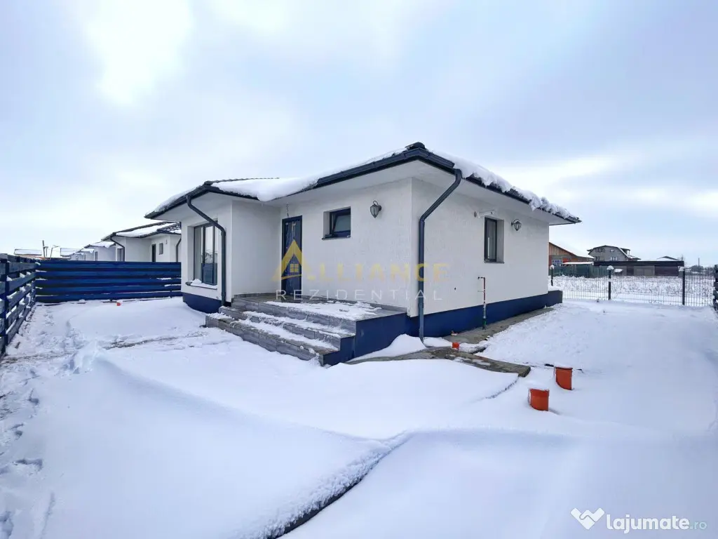 Casa Individuala | 1 Nivel | 3 camere | Teren 250mp 