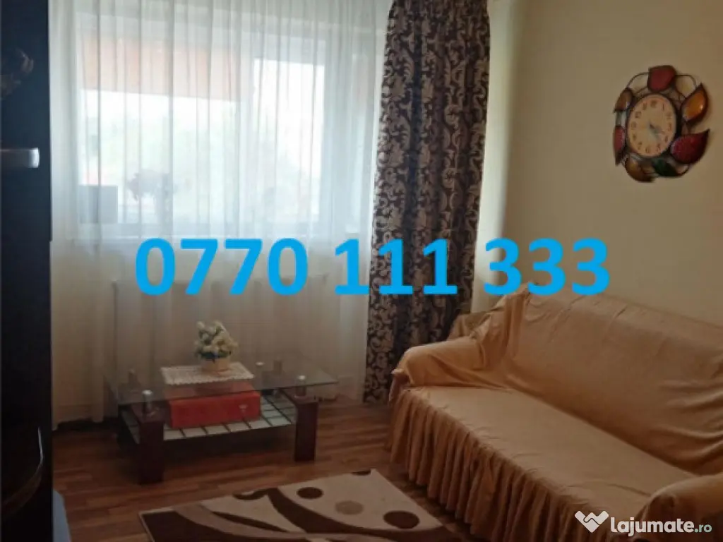 Ap. 2 camere conf 1, zugravit 2023 Calea Galati, mobilat uti 