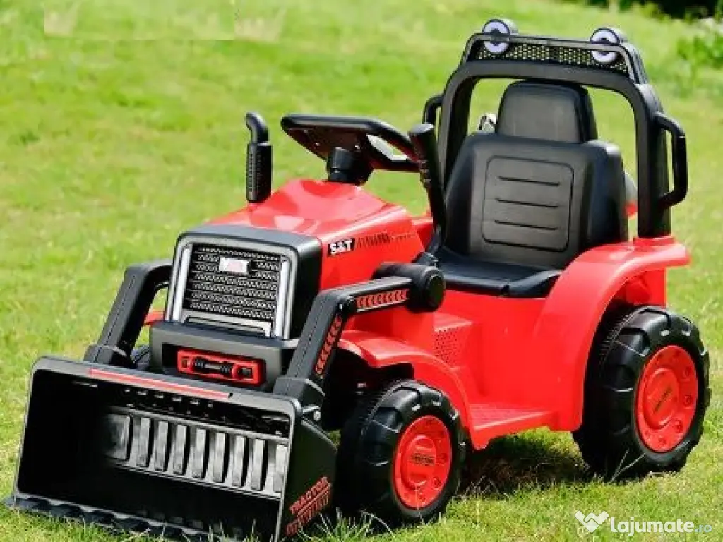 Excavator electric Kinderauto BJYT1066 60W 6V cu telecomanda  RED 