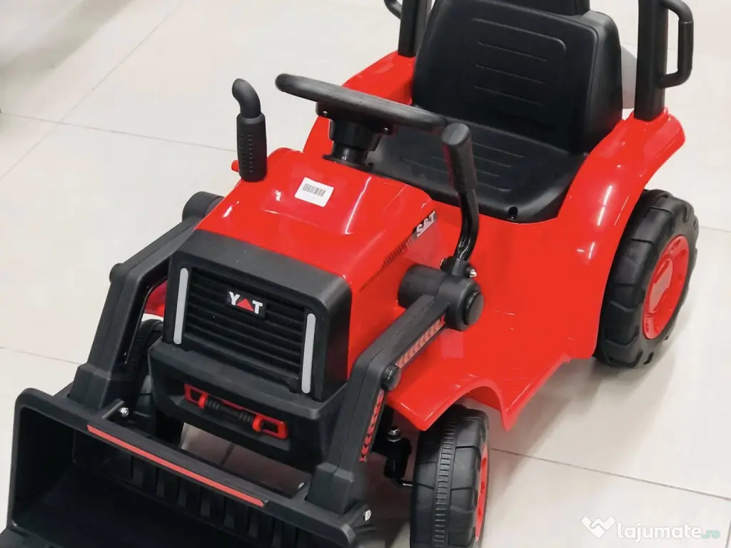 Excavator electric Kinderauto BJYT1066 60W 6V cu telecomanda  RED 