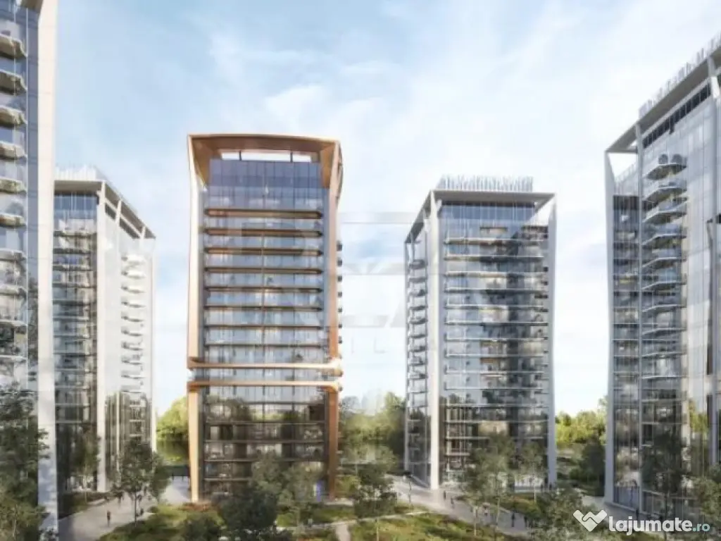 Studio Dublu în One Lake Club la 12 min Metrou Pipera 