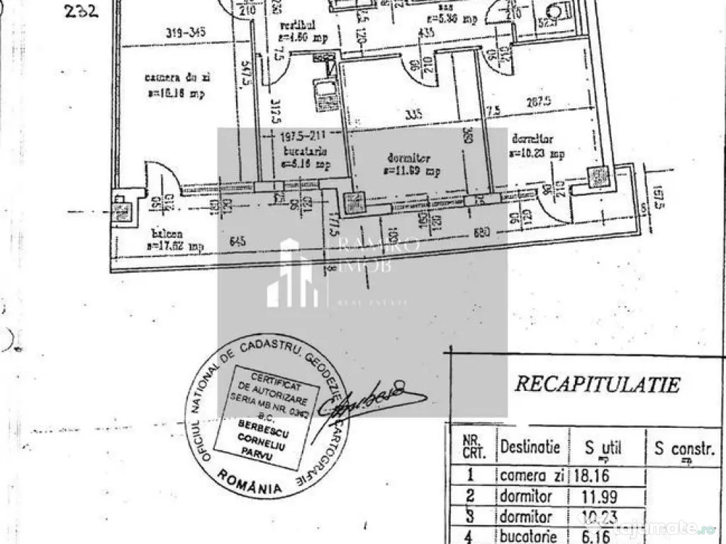 OCAZIE Apartament 3 camere Doamna Ghica 