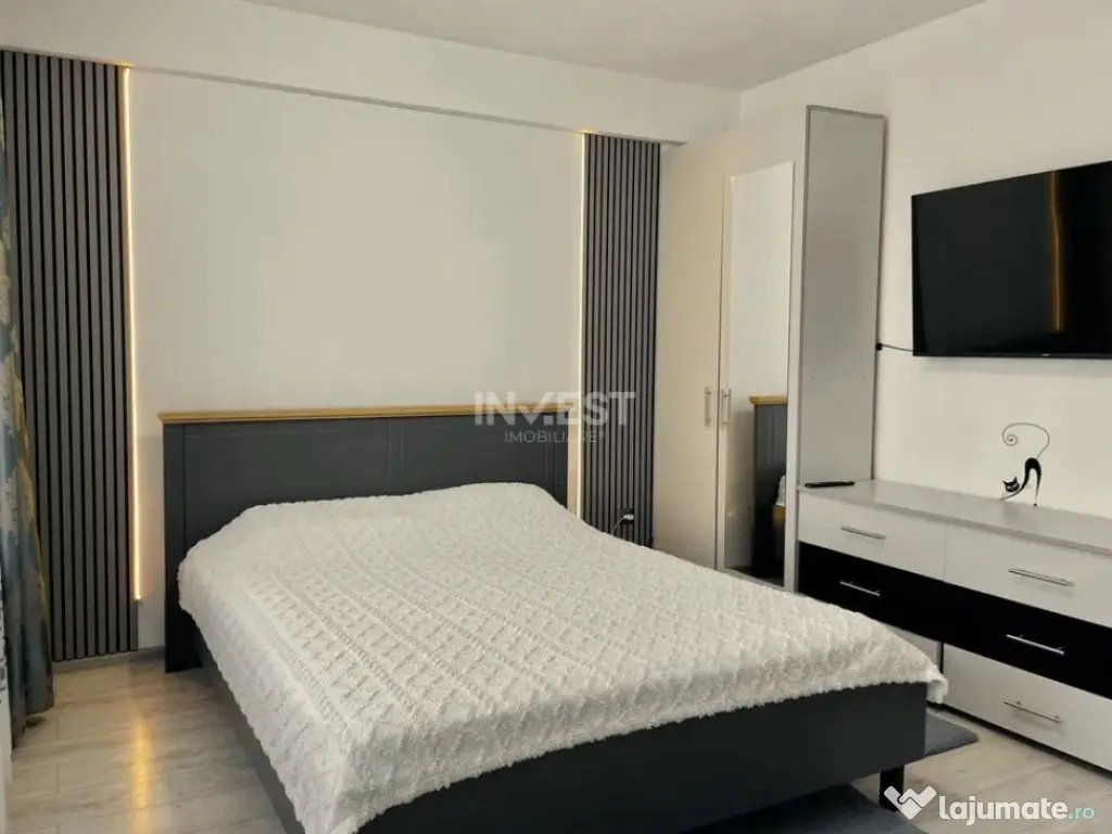 Apartament cu 2 camere si 58mp, decomandat, etaj 1, bloc nou 