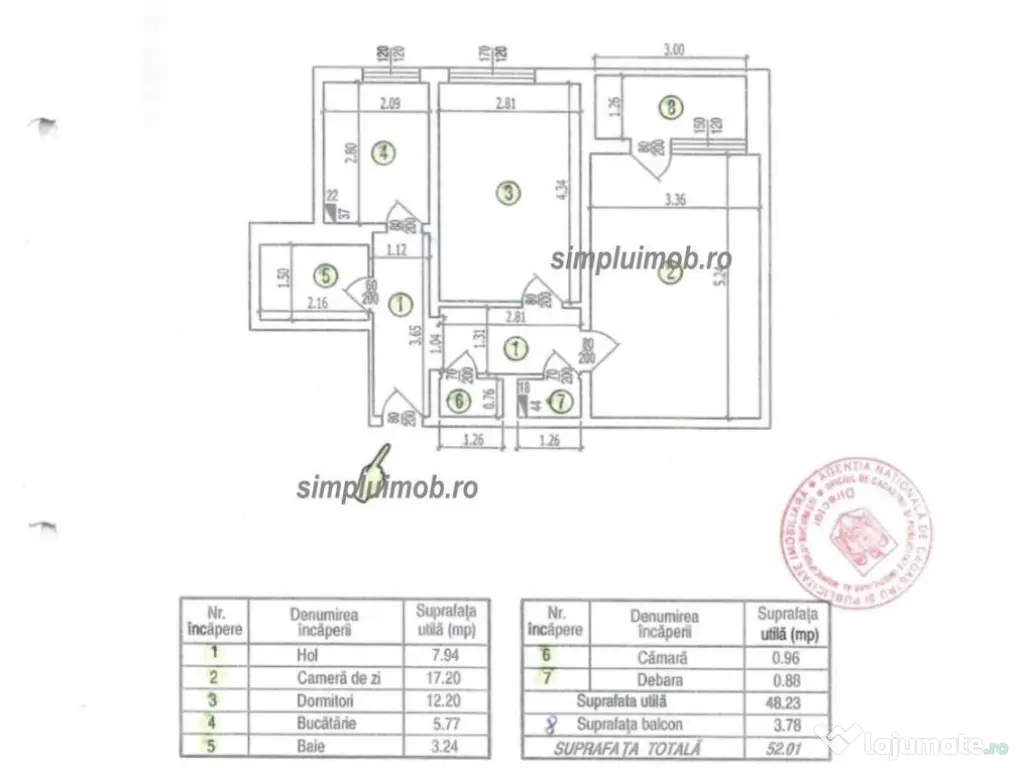 Decomandat mobilat utilat Baba Novac IOR 