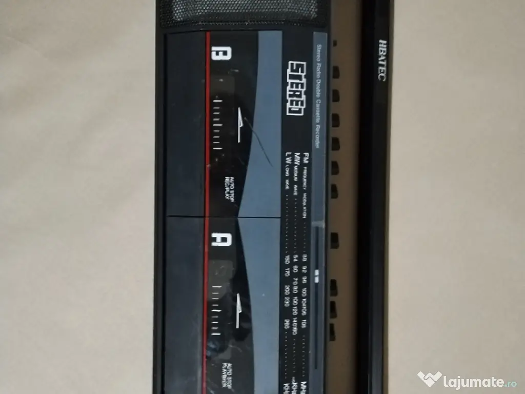 Dublu radio casetofon Stereo 